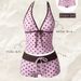 New 2026 Women's Sexy Swimsuit Polka Dot Two Piece Bikini Imported from Thailand Cross Border_ecoleips.com