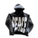 Streetwear Hoodie With 3D Letter Print - Unisex Oversized Pullover Sweatshirt For Men & Women, Casual Long Sleeve Hooded Top In Rose & Grey_ecoleips.com