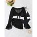 2026 New Long-sleeved Blouse Beach Sunscreen Women's Four-piece Set European And American Ruffle Edge Swimsuit Women_ecoleips.com