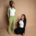 Women's Clothing Women's Fashion Long Sleeved Round Neck T-Shirt And Headscarf Set Patchwork Color Blocking Slim Fit Trousers Style Autumn Winter_ecoleips.com