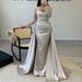 Women's Clothing Women's Banquet Long Sleeved Temperament Socialite Annual Meeting Host Aura Queen Sequined Evening Dress_ecoleips.com