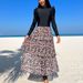 Muslim Swimsuit Summer Long Sleeve Beach Leopard Print Three Piece Swimsuit Women's Sun Protection Style Swimwear_ecoleips.com