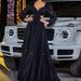 Women's Clothing Spring And Autumn Fashion Elegant Dress Chiffon Splicing Exposed Waist Large Swing Banquet Dress Long Skirt_ecoleips.com