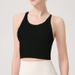 European And American Style Solid Color Strap Fitness Vest Cross Back Slim Fit Sports Bra Yoga Wear For Women_ecoleips.com