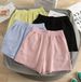 Women's Clothing Sports Shorts Women's High Waist Loose Slim Wide Leg Pants Three Quarter Pants Containing Cotton Casual Pants Trendy_ecoleips.com