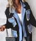 3D Jacquard Knit Sweater Coat – Vintage-Inspired Chenille Cardigan With Denim Accents_ecoleips.com