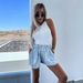 Women's Clothing Summer New Fashion Casual Heavy Rhinestone Versatile Denim Shorts Women_ecoleips.com