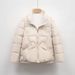Light Down Jacket Women's New Short Fashion Small Loose Stand-up Collar White Duck Down Warm Winter Coat_ecoleips.com