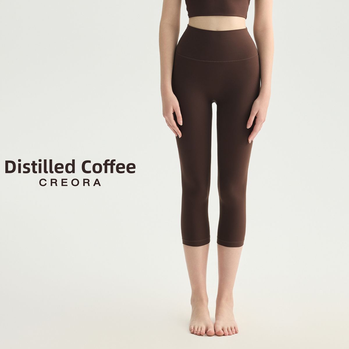 High-Waisted Women's Yoga Pants Tummy Control Butt Lifting 7/8 Length Fitness Sports Sweatshirts Polyester_ecoleips.com