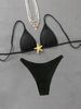 Women’s Clothing summer new style back tie starfish accessories bikini sexy beach split swimsuit_ecoleips.com