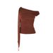New European And American Cross-border Women's Clothing: Sexy Double-layer Mesh Pleated Slim-fit Vacation Casual T-shirt_ecoleips.com