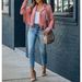 Women's Clothing Autumn New Slim Tops Long Sleeved Printed Tassel Jacket_ecoleips.com