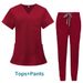 Women's Clothing Washing Clothes, Operating Room Isolation Clothes, Work Clothes, Short Sleeved Female Doctors, Long Sleeved Doctor Clothes_ecoleips.com