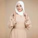 2025 New Plain Color Cuff Split Muslim Clothing Long Fashion Elegant Cover-up Dress Robe_ecoleips.com