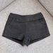 Women's High-Waisted Button down Wool Shorts Stylish Slimming Grey Retro A-Line Bodycon Hot Pants for Autumn/Winter_ecoleips.com