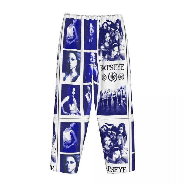 Katseye Women's Lounge Pants Comfy Kpop Music Pyjama Pants Home Pj Bottoms_ecoleips.com