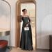 Elegant Strapless Evening Gown – Long Sleeve Lace & Satin Formal Dress In Emerald Green Movement Engineering_ecoleips.com