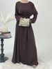 Elegant Sleeveless Evening Dress With Tie-Waist For Women - Slimming Cocktail Party Gown_ecoleips.com