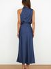 2026 Spring/Summer Best-selling Acrylic Satin Dress - Toasting Groomsmen Attire For Elegant Ladies - Sleeveless Evening Gown_ecoleips.com