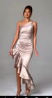 Women's Clothing Fashion Women's Irregular One Shoulder Evening Dress New Temperament Slim Slit Dress_ecoleips.com
