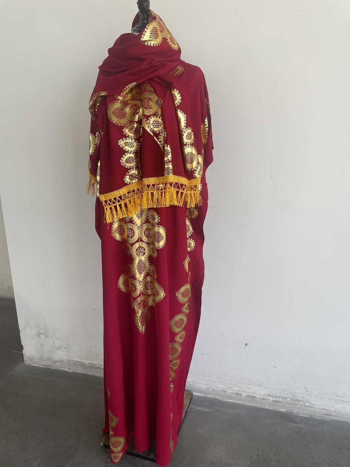 Muslim Abaya And Headscarf Set Simple Versatile Spring Summer Live Broadcast_ecoleips.com