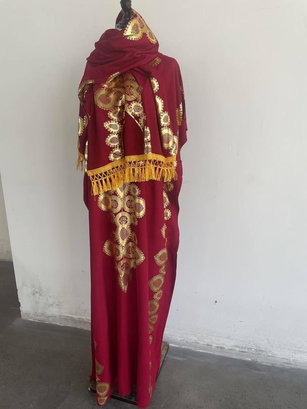 Muslim Abaya And Headscarf Set Simple Versatile Spring Summer Live Broadcast_ecoleips.com