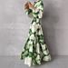 2024 New European And American Fashion Trade Women's Clothing Bestseller: Adjustable Waist Printed_ecoleips.com