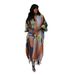 Women's Casual Knitted Jacket Color Matching Tassel Detail Long Pullover Polyester Spring/Autumn Wear_ecoleips.com