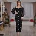 Women's Clothing Fashion Women's Elegant Hot Diamond Square Neck Mesh Slim Dress_ecoleips.com