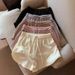 Women's Clothing Summer High Waist Large Size Shorts Net Celebrity Fitness Sports Pants Loose Casual Pants_ecoleips.com