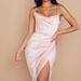 K Fashionable And Sexy Slit Dress, Slim Fit Temperament, Sexy Suspender Slit Dress_ecoleips.com