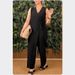 Women's Clothing Solid Color Women's Casual V Neck Strap Jumpsuit Dress_ecoleips.com