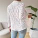 Euopean Ameican Coss-bode 2026 Autumn And Winte New Elegant Solid Colo Lace 3/4 Sleeve Lapel Casual Women's_ecoleips.com