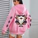 2026 New Alphabet Print Hoodie, Casual Long-sleeved Pocket Hoodie_ecoleips.com