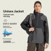 Unisex Waterproof, Windproof, Oil Resistant Color Blocked Mountaineering Jacket, Abrasion Resistant, Heat Sealed Hooded Windbreaker._ecoleips.com