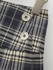 "Low Waist Plaid Pleated Mini Skirt For Women - Retro JK Schoolgirl Style, A-Line Bodycon Fit, Y2K Fashion Skirt"_ecoleips.com
