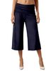 Women's Elegant Trousers, Solid Color, Straight Leg, Cropped Style, Loose Fit, Slimming, Low-waisted, Elongating The Legs, Versatile Casual Trousers, Suitable For Everyday Wear, Leisure, And Vacations._ecoleips.com