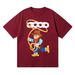 GOODBRAND Women's Summer Tee. Cool, Comfy, Graphic Print. Soft Heavyweight Cotton, Relaxed Fit, Breathes All Day Long, Keeps You Fresh_ecoleips.com