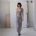 European And American Style Autumn Winter New Cross-Border Women's Fashion Pleated Round Neck Sleeveless Elegant Slim_ecoleips.com
