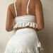 Women's Clothing Style Swimwear Bodycon Skirt Two Piece Swimsuit Three Piece Set Tie Up Beach Bikini Beach & Pool Ready_ecoleips.com