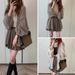 Oversized Knit Cardigan For Women - Soft V-Neck Long Sleeve Open Front Sweater Spring And Autumn Solid Color Long Sleeved Jacket_ecoleips.com