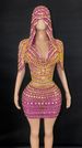 Women's Clothing Hooded Short Skirt 2 Piece Set Glitter Sequin Hat & Mini Dress 2-Piece Set For Birthday Party, Stage Performance, And Night Out_ecoleips.com