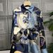 Summer 2027 Fashion European-USA Style Blouses Women Polyester Lapel Printing Single-Breasted Long Sleeve Casual Simulated Silk Shirt_ecoleips.com