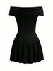 2026 Pure Passion Windy Dew Collarless Dress - Summer New Style - V-Neck High-Waist Short Skirt_ecoleips.com