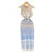 Women's Clothing Gradient Striped Vest Dress Female Summer Slim High End Sleeveless Knitted Long Skirt_ecoleips.com