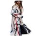 New Women's Clothing Loose Large Size Printed Trench Coat Lapel Coat Coat Women_ecoleips.com