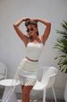 Women's Sexy Halter Top Solid Color Three Piece Swimsuit Set European And American Style Bikini Foreign Trade Swimwear_ecoleips.com