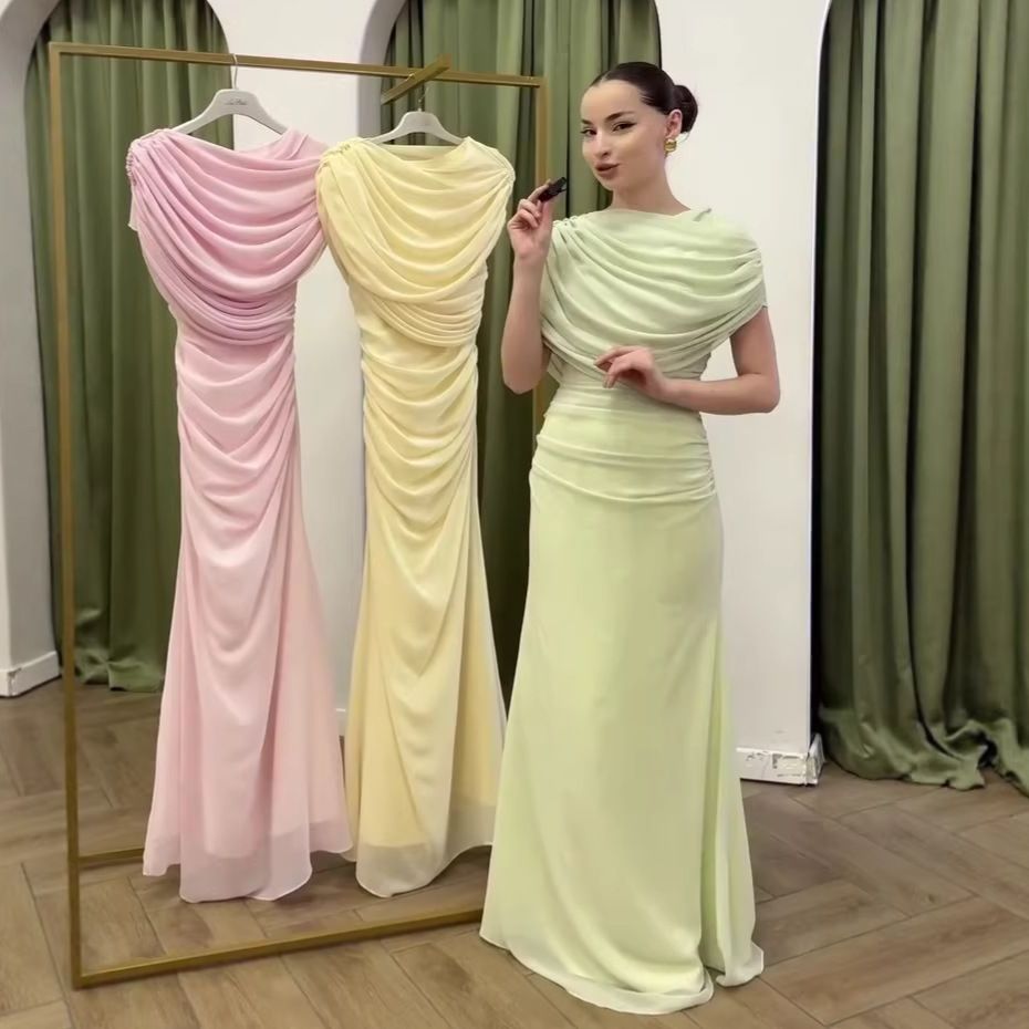 Women's Solid Color Long Sleeve Dress Spring Autumn New Arrival Style Loose Fit Straight_ecoleips.com