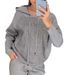 Women's Clothing Fashion Casual Hooded Sweatshirt Sports Suit_ecoleips.com
