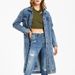 Women's Clothing Long Denim Jacket For Women New Style Washed Retro Slim Fashion Denim Top_ecoleips.com